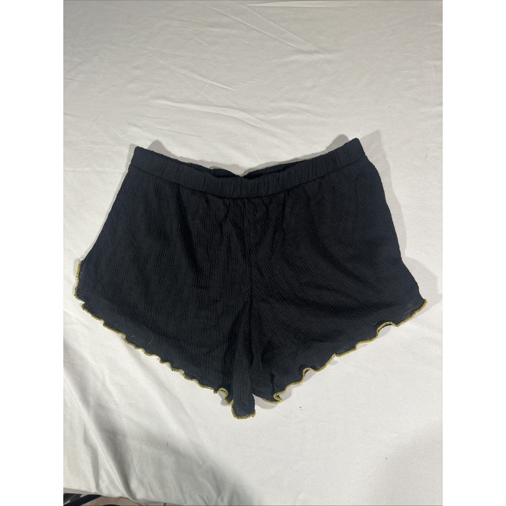 NEW $68 Emerson Road [ Small ] 2 Piece Set Daisy Pajamas Tee + Shorts Black 7069 - Picture 12 of 14